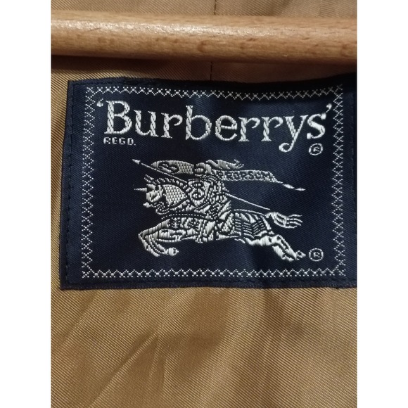 Burberrys Vintage Nova Check Wool Liner Vest Tan Plaid Sleeveless Jacket women L - Picture 4 of 11